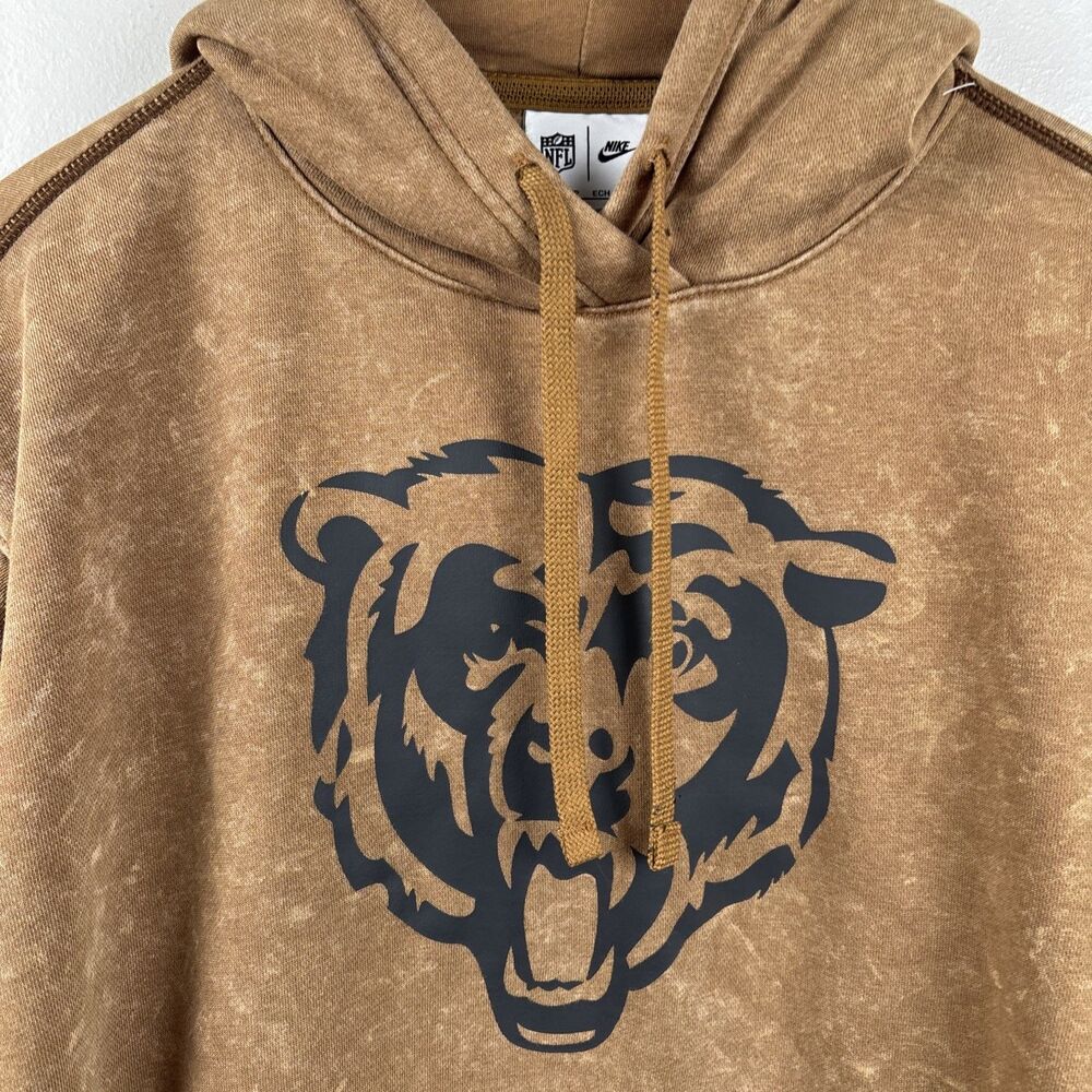 Nike Size XS Chicago Bears 2023 Salute to Service Hoodie Mens NFL Sideline Brown - Picture 4 of 14